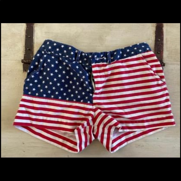 chubbies Pants - Women's Chubbies- Miss Mericas American Flag short